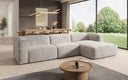 Designer hoekbank Comfy in Fluweel
