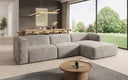 Designer hoekbank Comfy in Fluweel