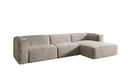 Designer hoekbank Comfy in Fluweel