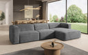 Designer hoekbank Comfy in Fluweel