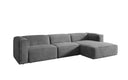Designer hoekbank Comfy in Fluweel