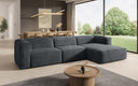 Designer hoekbank Comfy in Fluweel