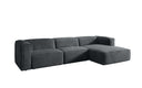 Designer hoekbank Comfy in Fluweel