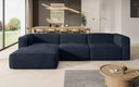Designer hoekbank Comfy in Fluweel