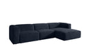 Designer hoekbank Comfy in Fluweel