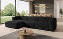 Designer hoekbank Comfy in Ribstof