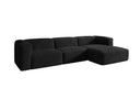 Designer hoekbank Comfy in Ribstof
