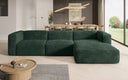 Designer hoekbank Comfy in Ribstof