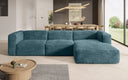 Designer hoekbank Comfy in Ribstof