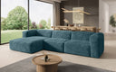 Designer hoekbank Comfy in Ribstof