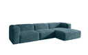 Designer hoekbank Comfy in Ribstof
