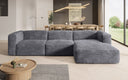 Designer hoekbank Comfy in Ribstof