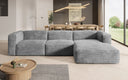 Designer hoekbank Comfy in Ribstof
