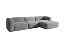 Designer hoekbank Comfy in Ribstof
