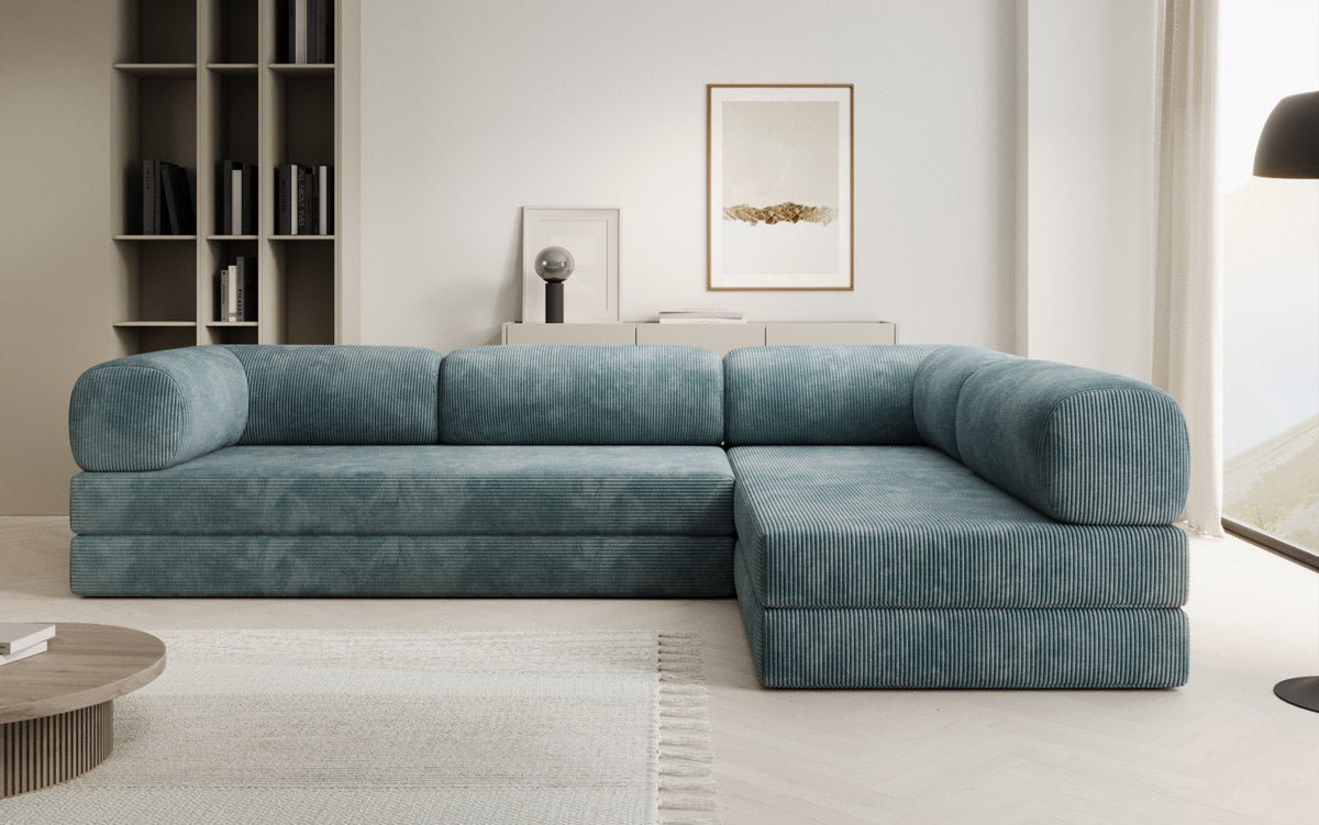 Designer Sofa Lazy in Corduroy