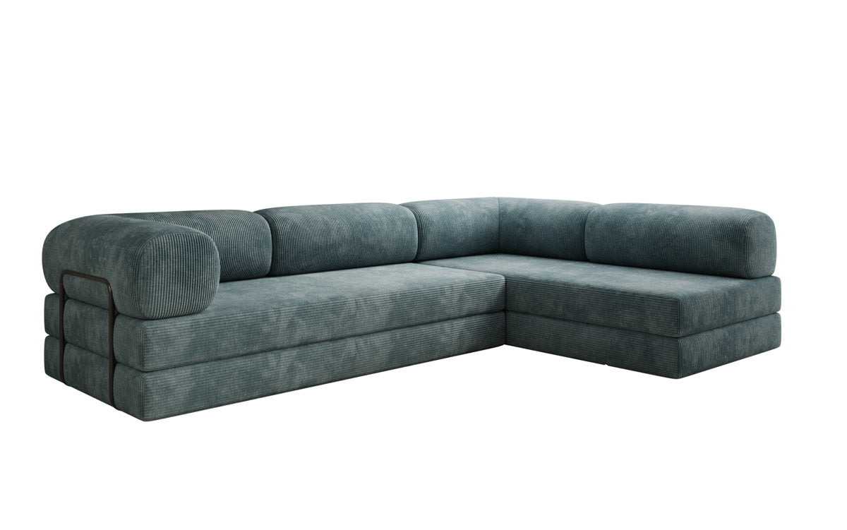 Designer Sofa Lazy in Corduroy