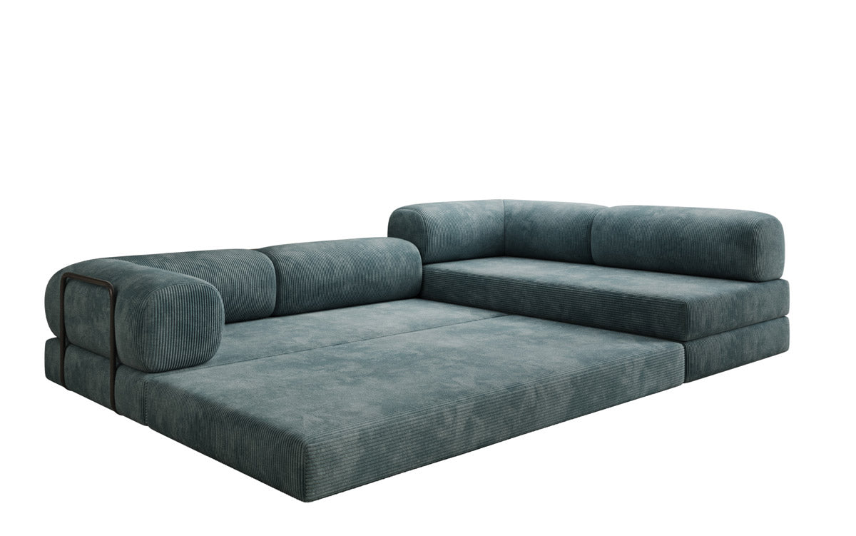 Designer Sofa Lazy in Corduroy