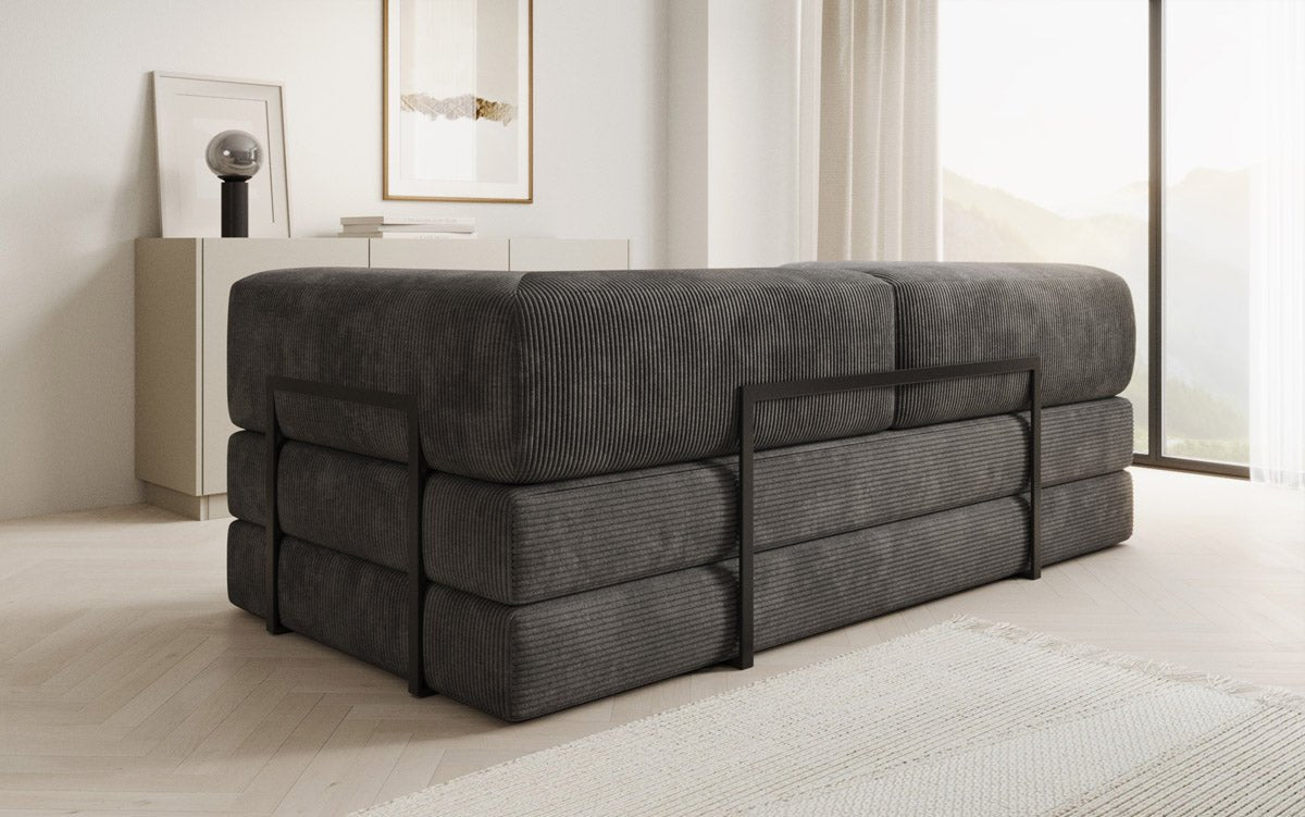 Designer Sofa Lazy 3-zits in Corduroy