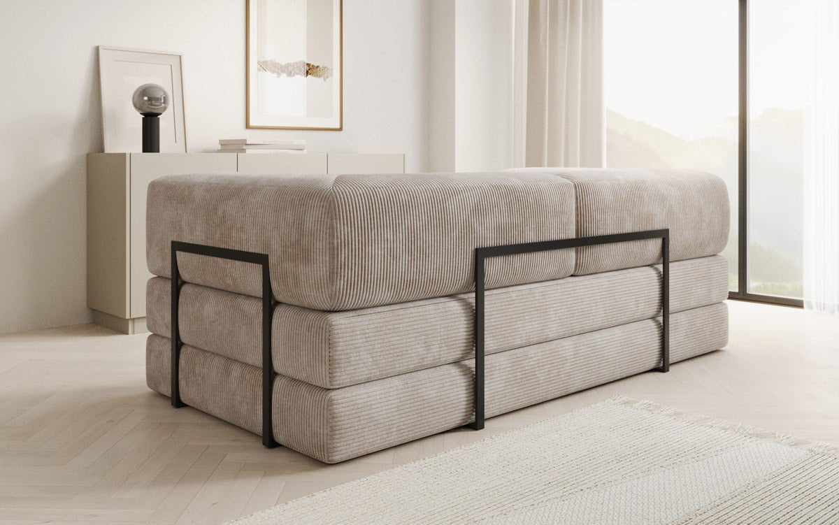 Designer Sofa Lazy 3-zits in Corduroy