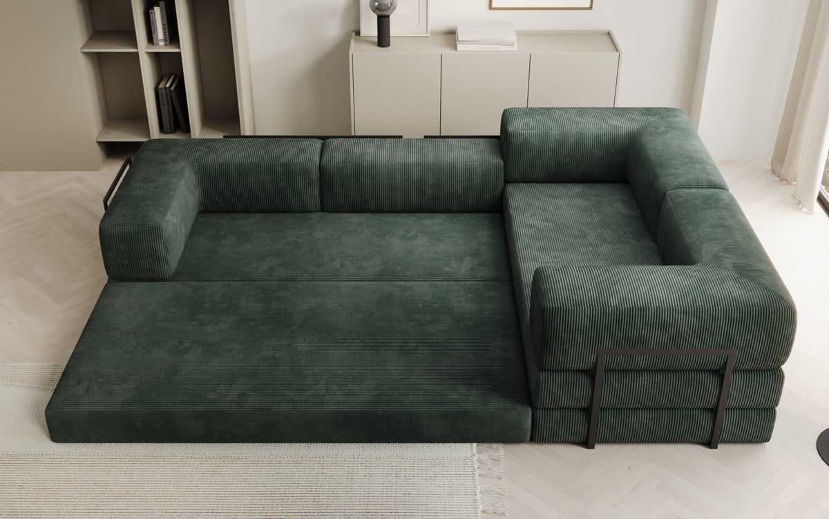 Designer Sofa Lazy L gesloten in Cord