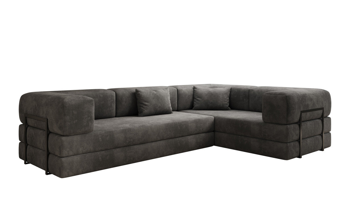 Designer Sofa Lazy L gesloten in Cord