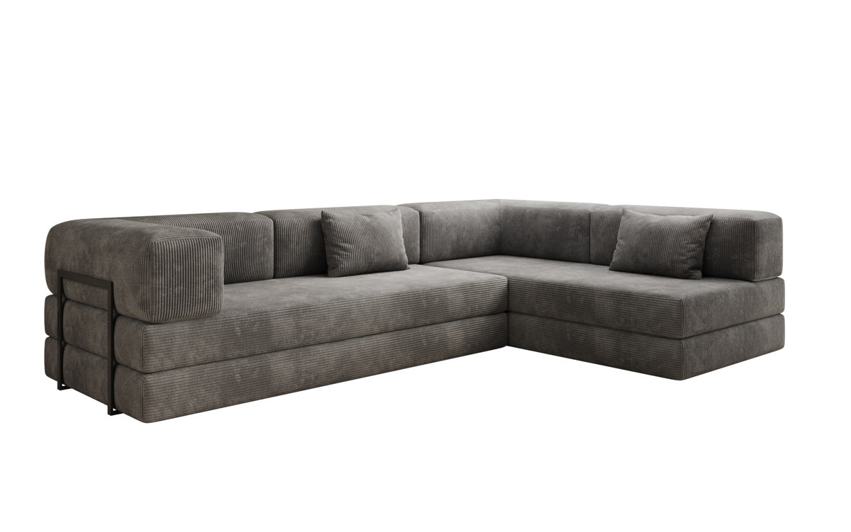 Designer Sofa Lazy L in Corduroy