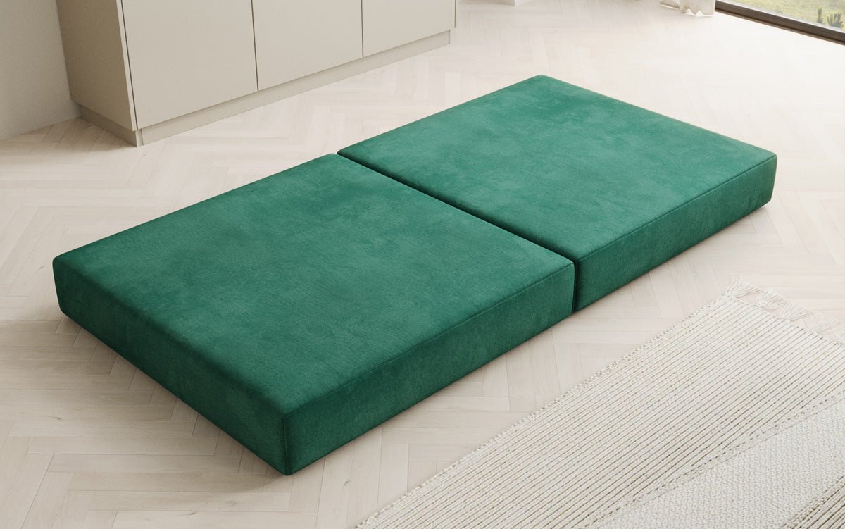 Beistellhocker Lazy in Fluweel