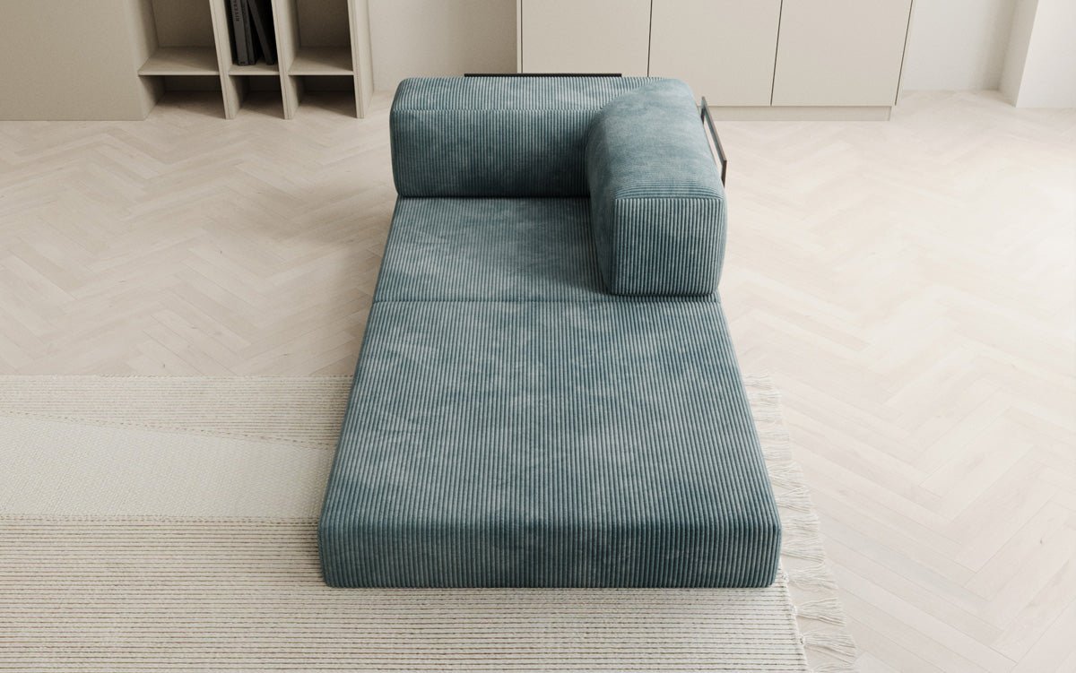 Designer Sofa-Sessel Lazy in Corduroy