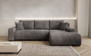 Designer hoekbank Hanna met slaapfunctie en opbergruimte