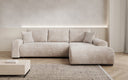 Designer hoekbank Hanna met slaapfunctie en opbergruimte