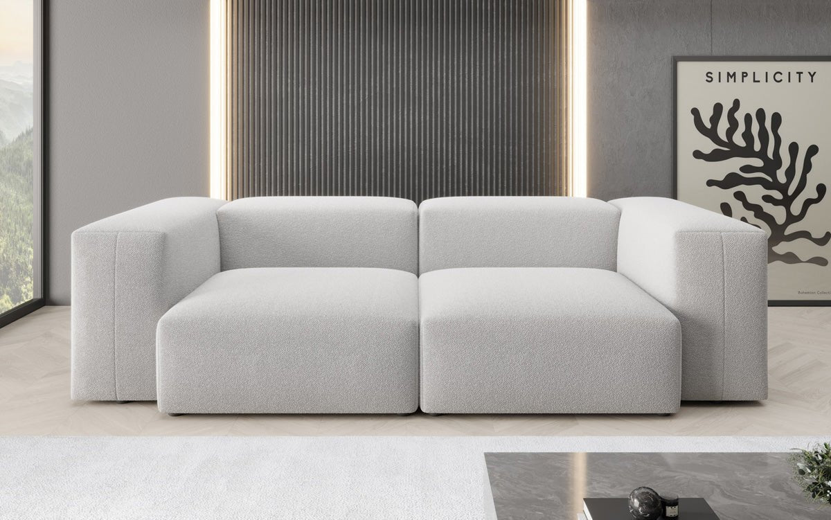 Ontwerper 2-zits bank Snug in Bouclé