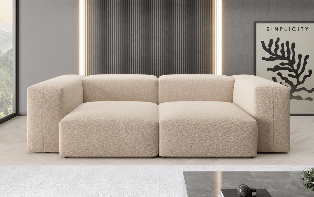 Ontwerper 2-zits bank Snug in Bouclé