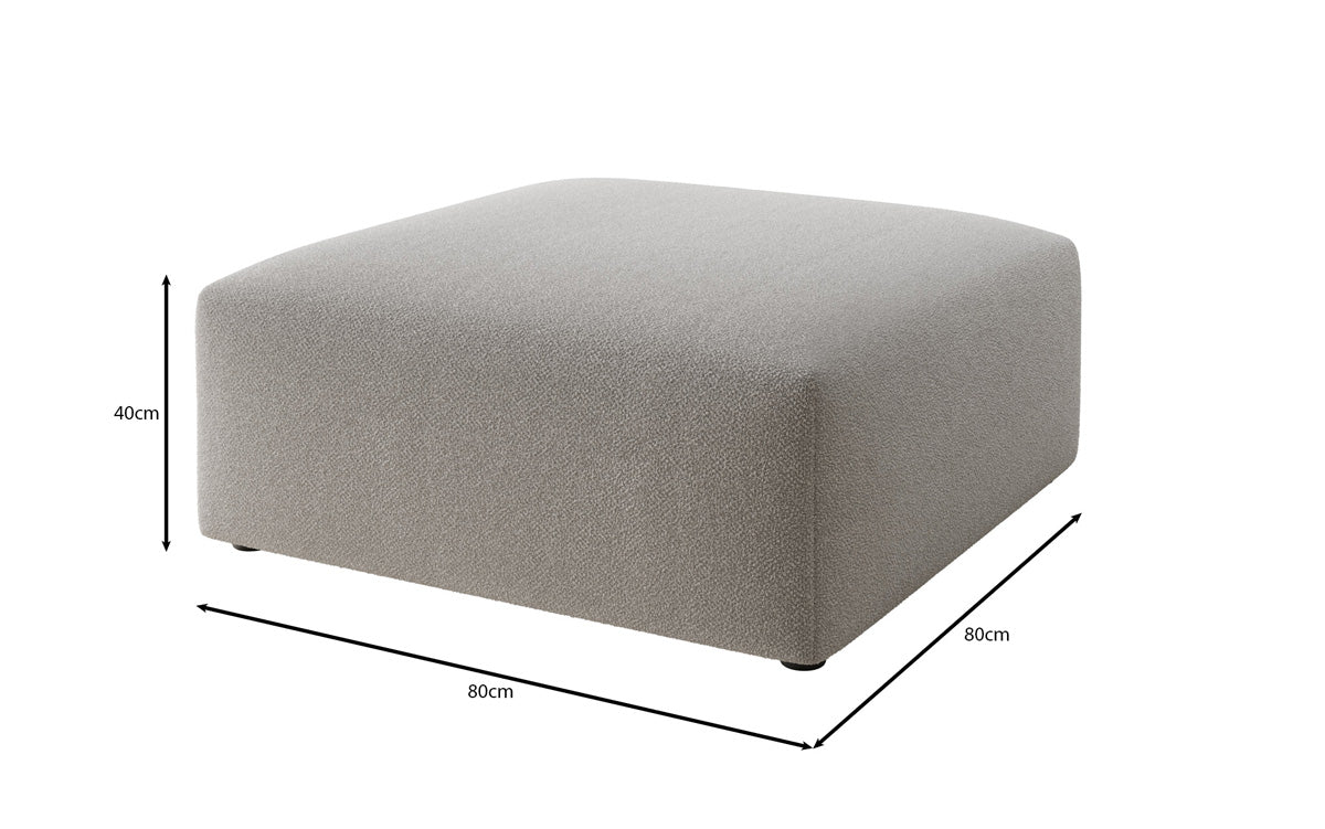 Bijzetkruk 80 cm Snug van Bouclé