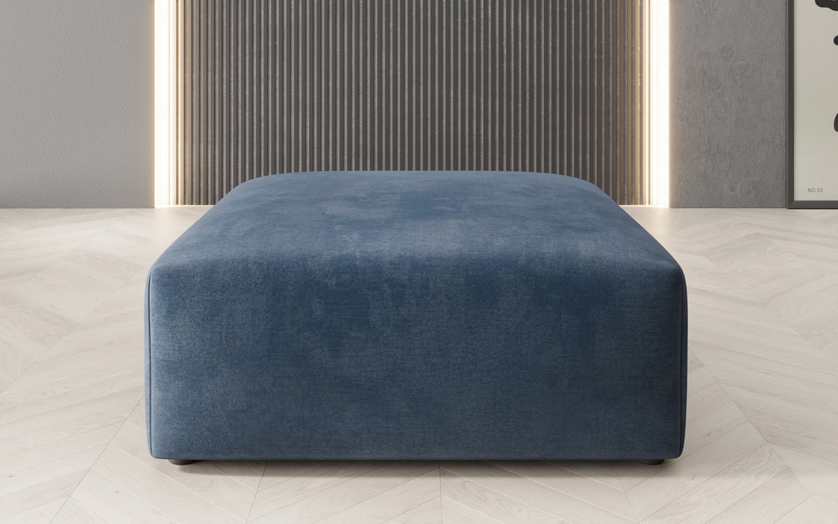 Side stool 80 cm Snug made of velvet