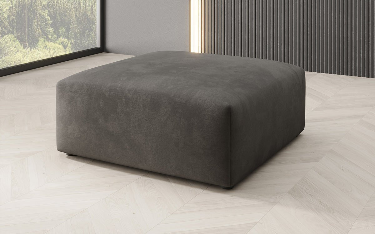 Side stool 80 cm Snug made of velvet