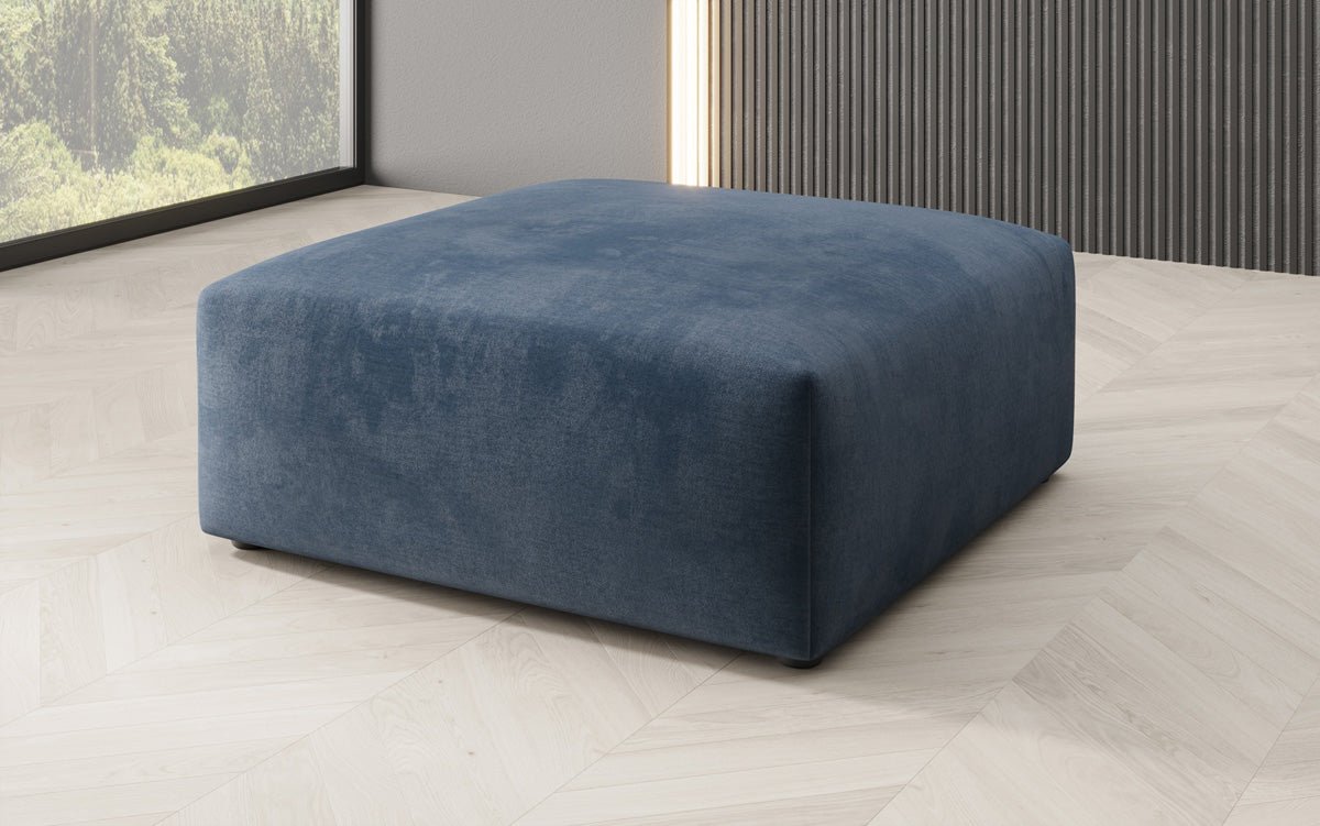 Side stool 80 cm Snug made of velvet