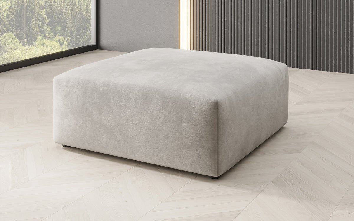 Side stool 80 cm Snug made of velvet