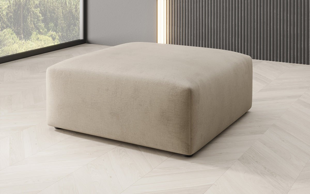 Side stool 80 cm Snug made of velvet
