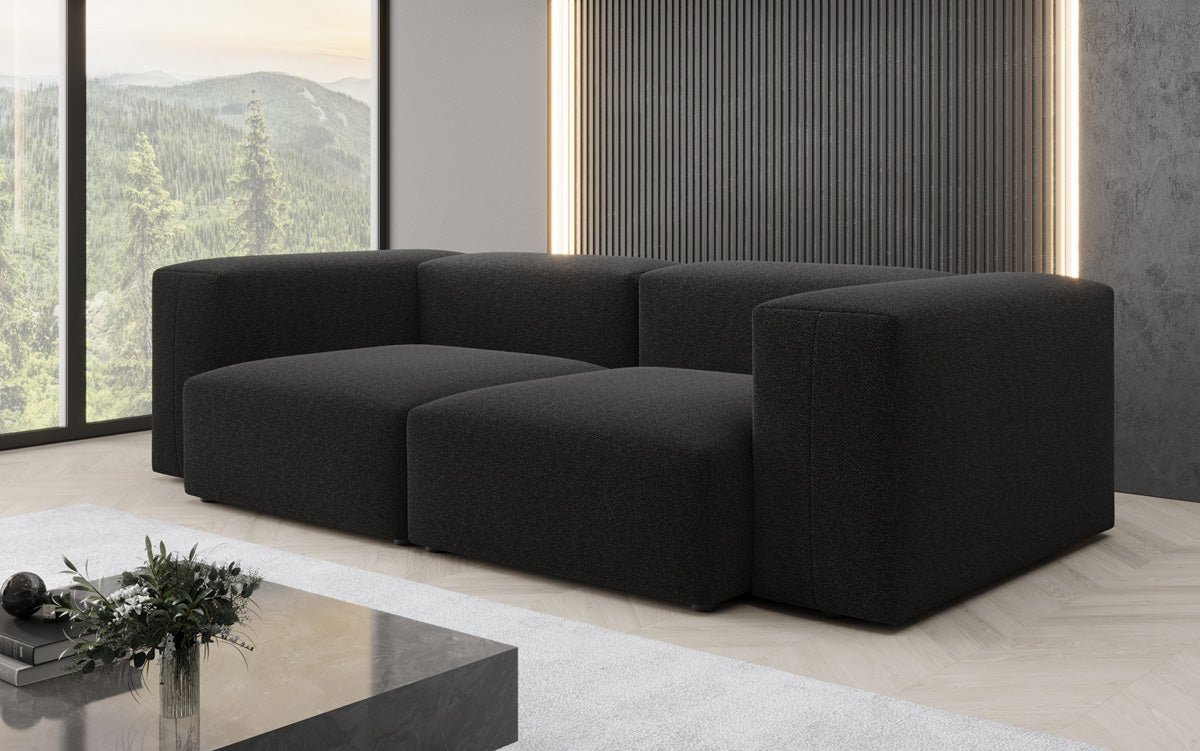Ontwerper 2-zits bank Snug in Bouclé