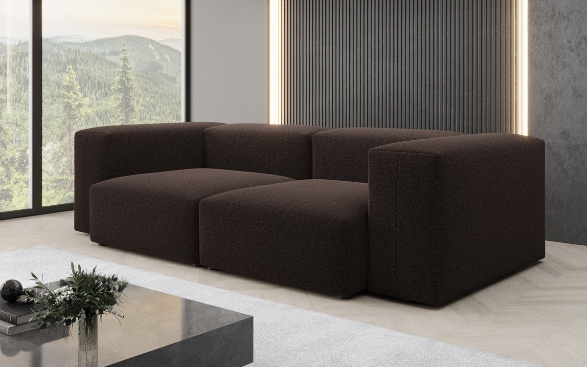 Ontwerper 2-zits bank Snug in Bouclé