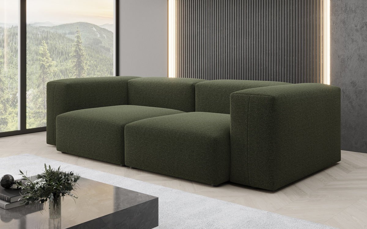 Ontwerper 2-zits bank Snug in Bouclé