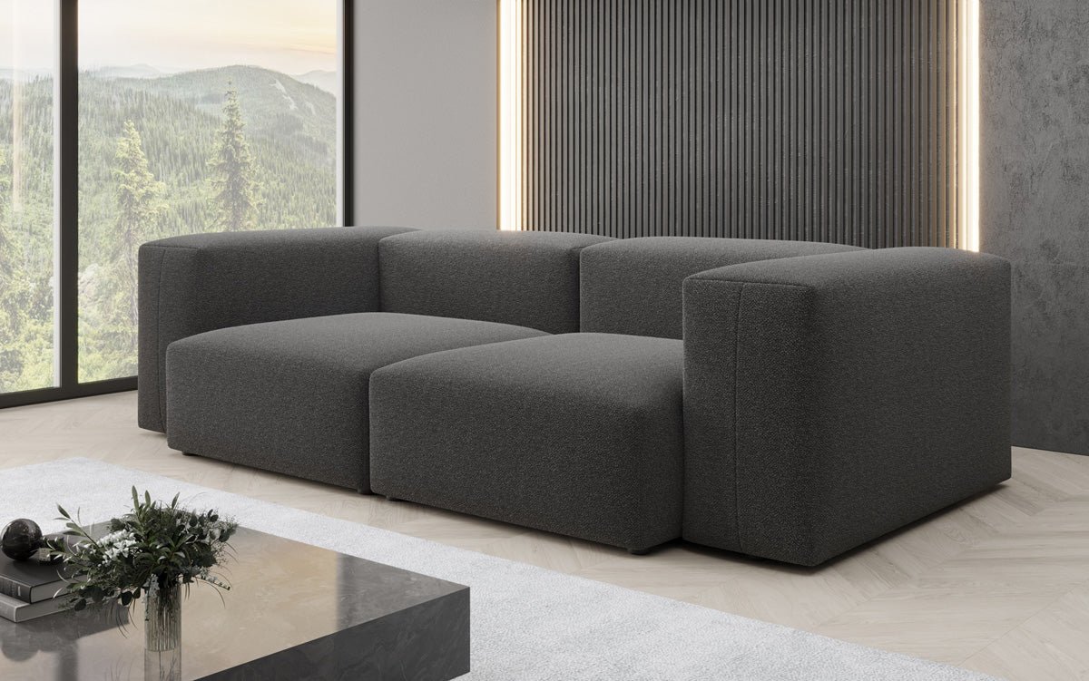 Ontwerper 2-zits bank Snug in Bouclé