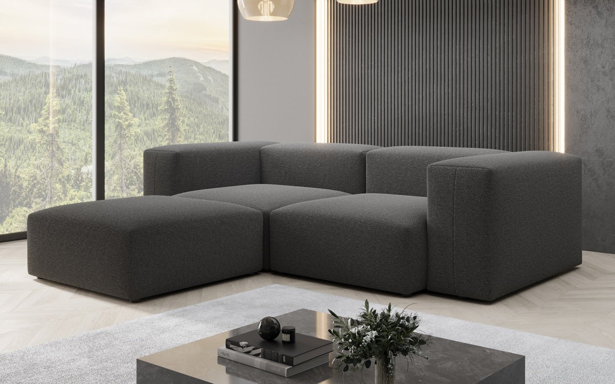 Ontwerper L Bank Snug Mini in Bouclé