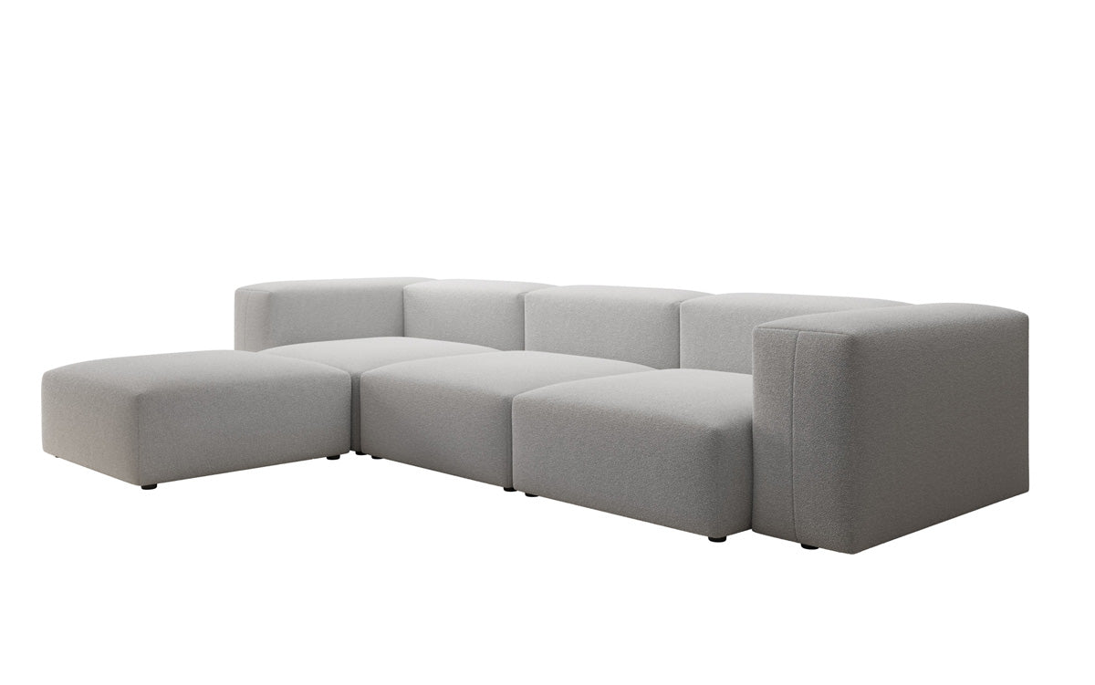 Ontwerper L-bank Snug in Bouclé