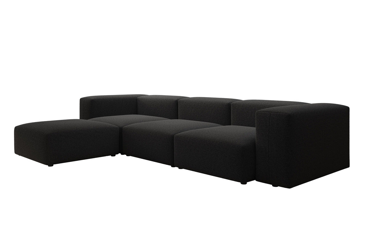 Ontwerper L-bank Snug in Bouclé