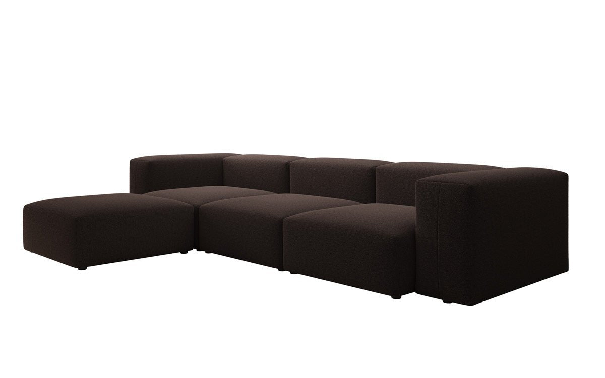 Ontwerper L-bank Snug in Bouclé
