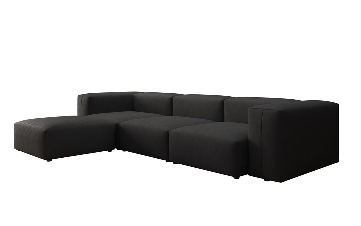 Designer L-bank Snug in Stof