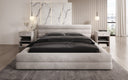 Designer gestoffeerd bed Velana Fluweel met opbergruimte