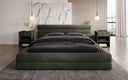 Designer gestoffeerd bed Velana Fluweel met opbergruimte