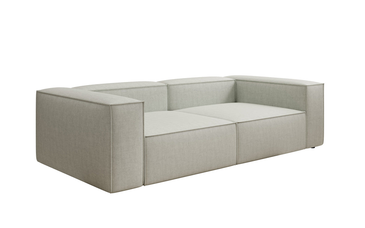 Designbank Lesley 3-zits in linnen-look